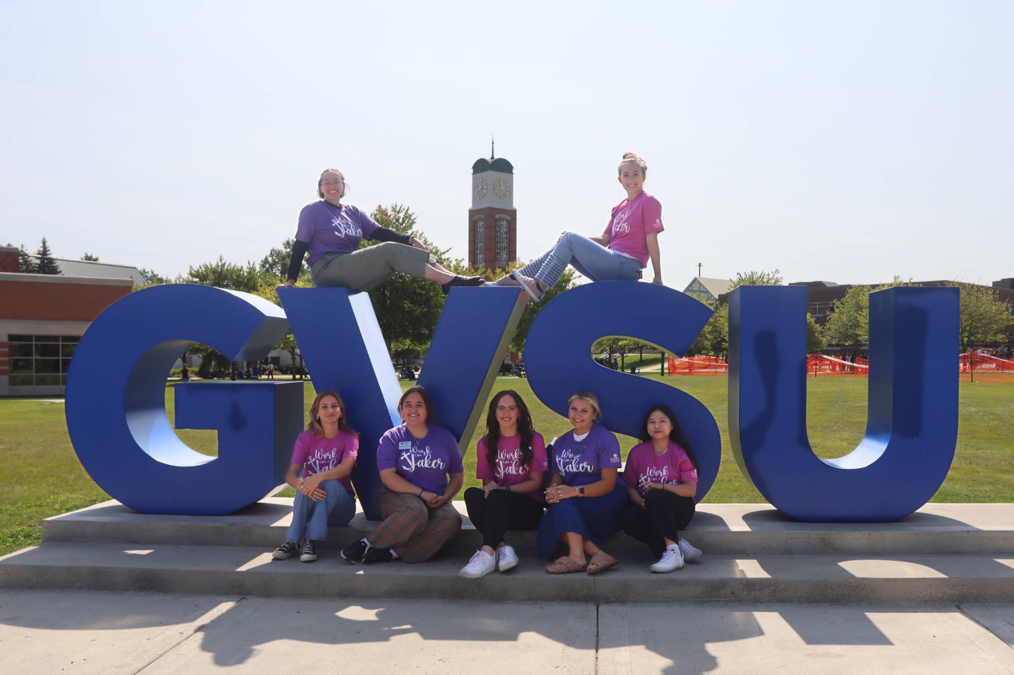 interns posing for camera